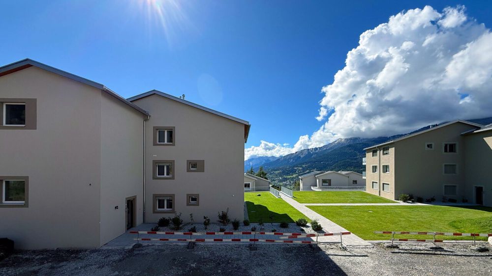 Appartement 3.5 pièces neuf (rez supérieur) - Lens - Vue depuis le balcon - Appartement E02