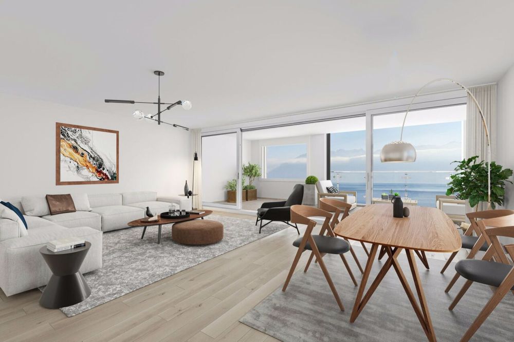 Face au Léman, appartement neuf en attique de 4.5 pièces - Bild 1