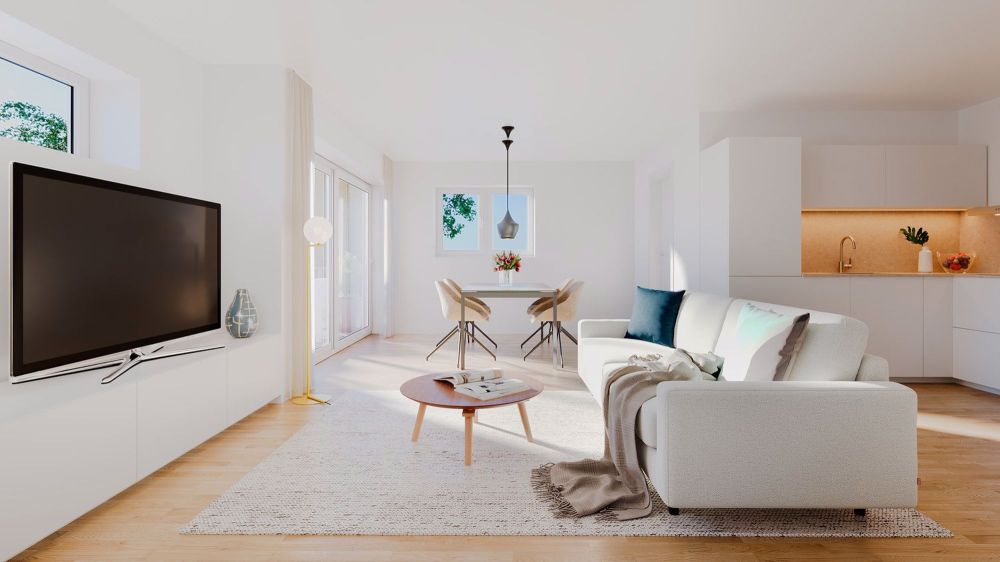 Moderne 2.5-Zimmer-Wohnung in Neubau in Attalens - Bild 1