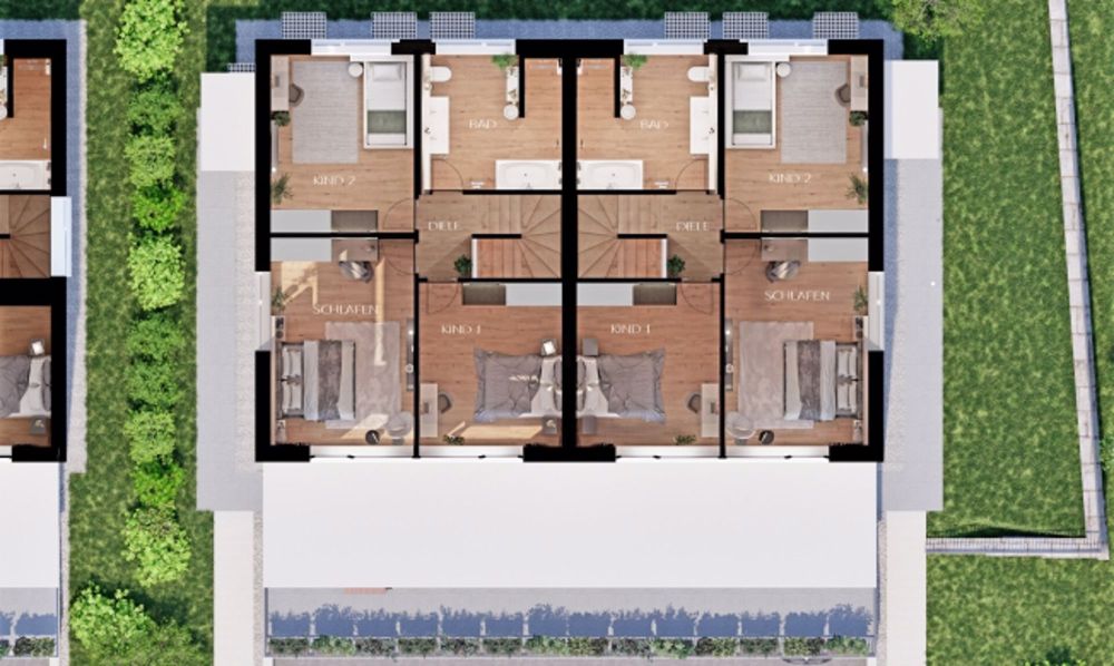 Neubauprojekt Exklusives Doppeleinfamilienhaus – Flexibel, Modern & Perfekt für Familien - Bild 13