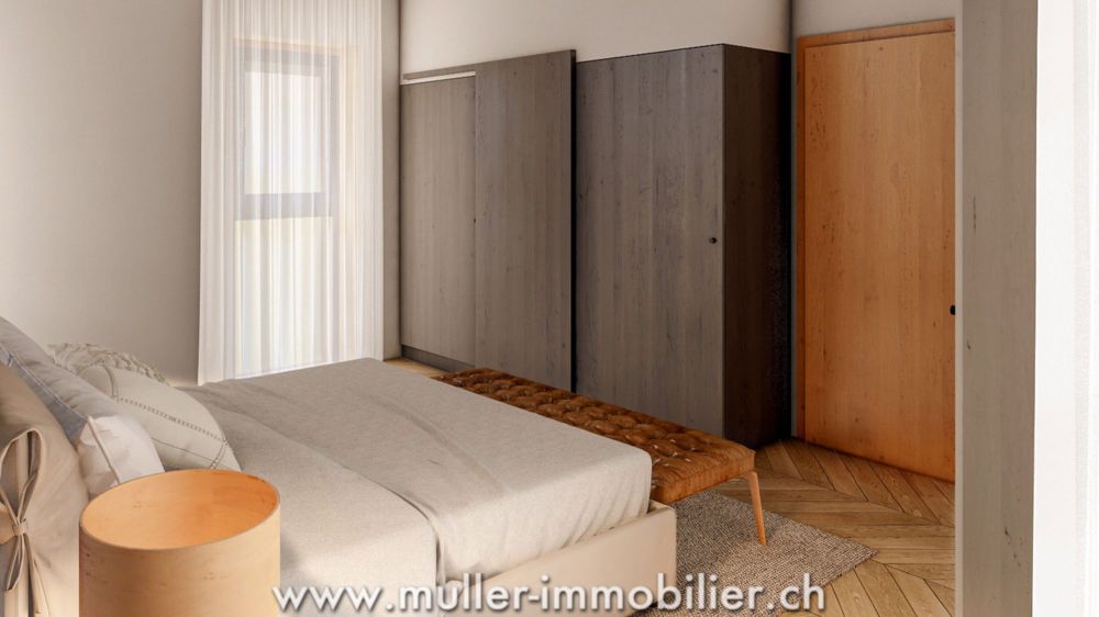 Neue Halb-Einfamilien-Villa mit Garten in den Höhen von Payerne - Bild 7