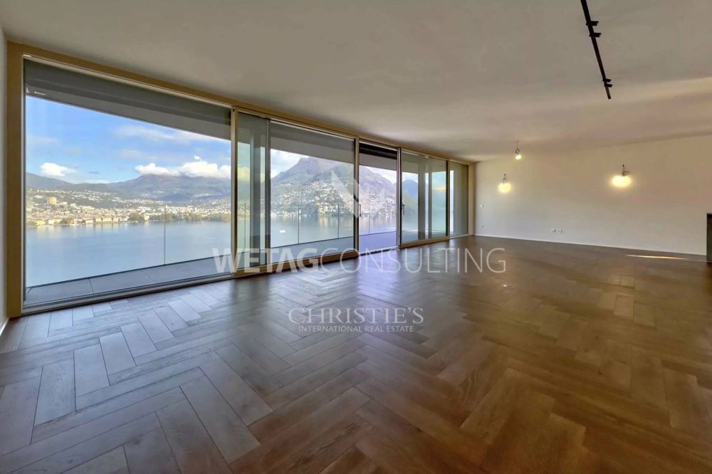 Moderne Neubauwohnung mit Terrasse und atemberaubendem Blick auf den See zum Verkauf in Lugano-Paradiso - Bild 3