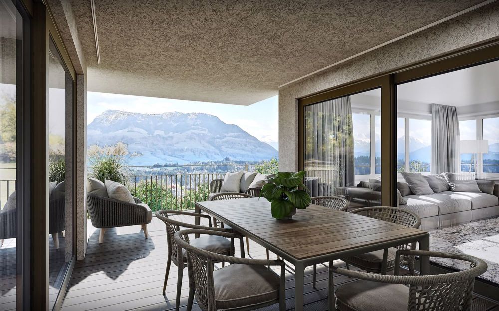 Luxuriöse 4.5-Zimmer-Attikawohnung mit traumhafter Alpensicht! - Bild 2