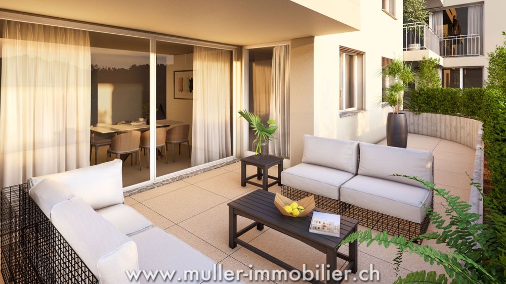 Geräumige 5,5-Zimmer-Wohnung mit 2 Terrassen und großem Garten in Siviriez! - Bild 3