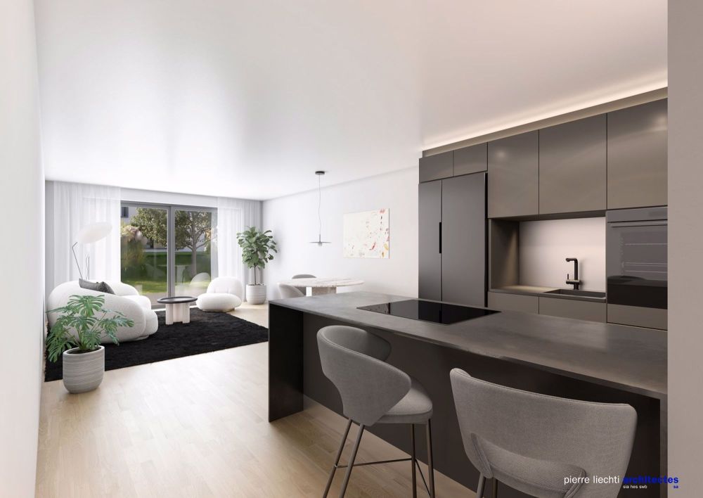 Moderne und helle Wohnung in Cortaillod - Bild 3