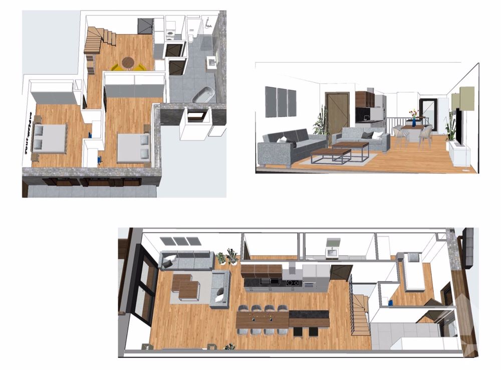 Val d'Illiez, superbe duplex de 182 m2 avec bureau pro - Bild 5