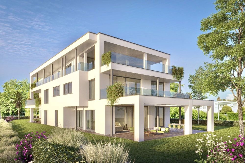 Gentilino, Collina d'Oro: New designer apartment with private garden, 4.5 rooms - Bild 2