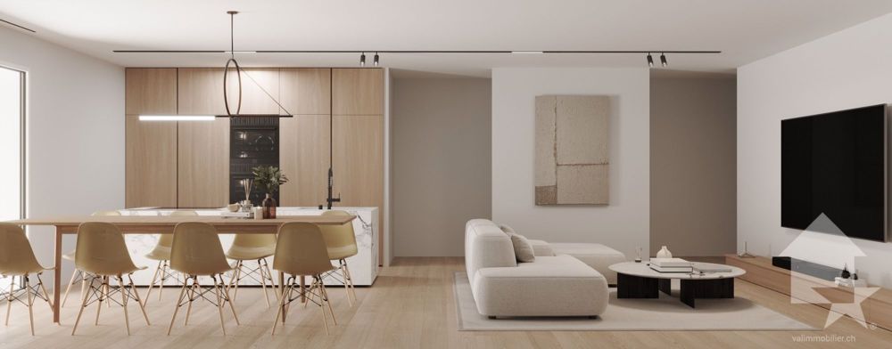 Appartement 3,5 pièces de 103 m2 avec terrasse et pelouse - Bild 6