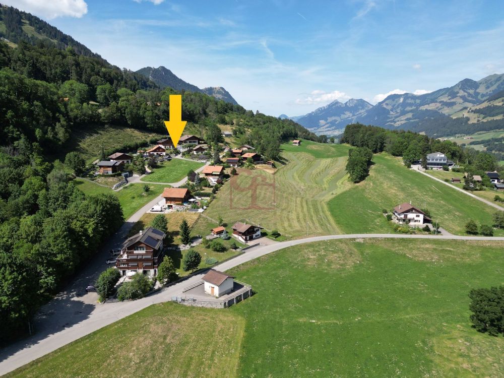 Les Sciernes-d'Albeuve - Chalets contemporains - Emplacement du projet