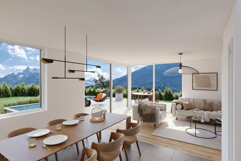 Villa d'architecte (B6) Le Clos d'Arbosson - Villa type B - pièce de vie