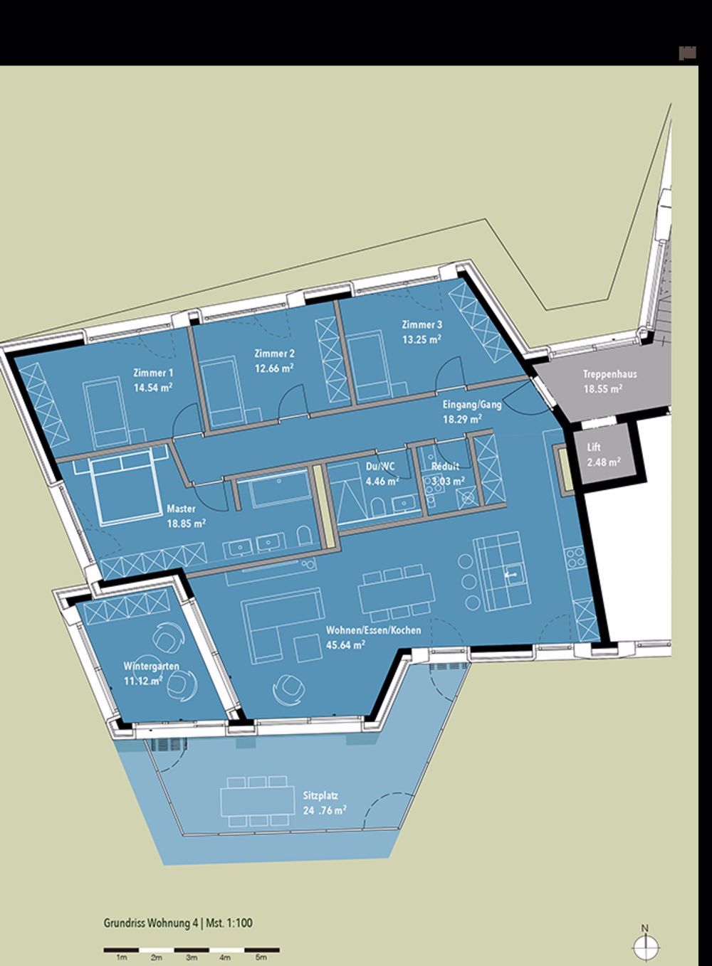 Projektvorankündigung - exklusive Geschosswohnung mit unverbaubarer Aussicht. Neue Preise - A4 - Bild 6