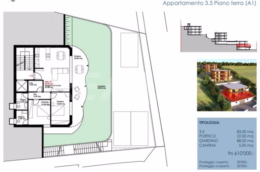 3.5 Room apartment - Bild 5
