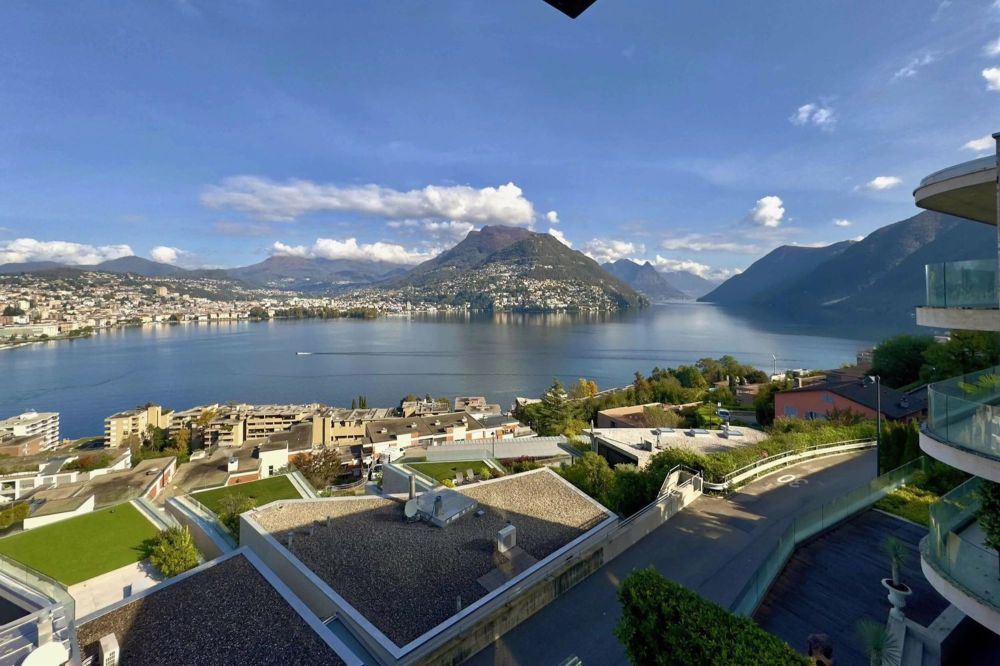Moderne Neubauwohnung mit Terrasse und atemberaubendem Blick auf den See zum Verkauf in Lugano-Paradiso - Bild 2