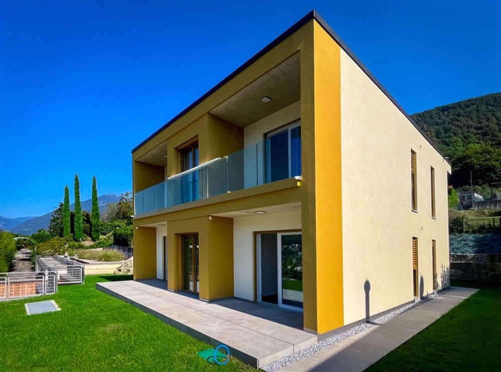 Brusino Arsizio - 4.5-Zimmer-Wohnung mit grossem Garten und Seeblick - Bild 6