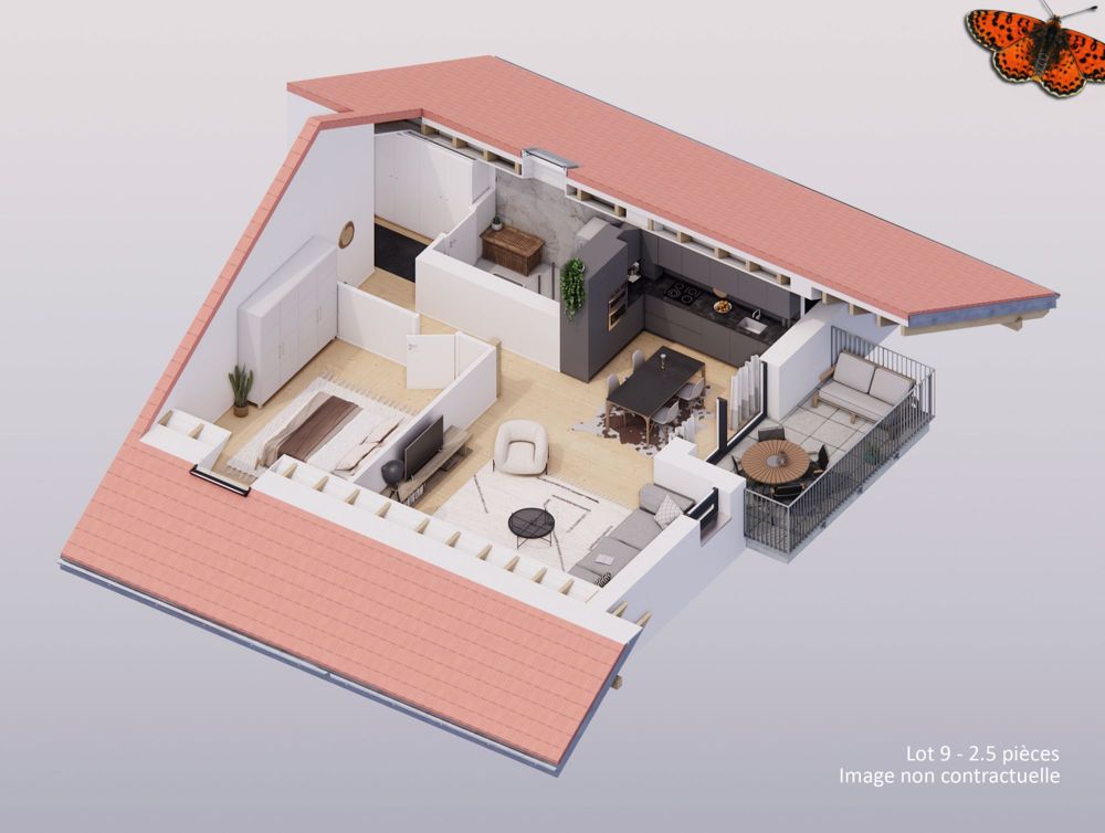 NEUE PROMOTION - Prächtige 2.5-Zimmer-Wohnung in Lentigny - Bild 6