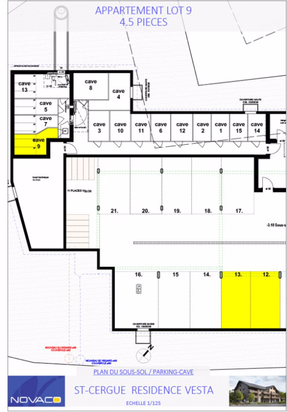 Neue 4,5-Zimmer-Wohnung von 170m2 auf 2 Ebenen - Résidence VESTA in Saint-Cergue - Bild 9
