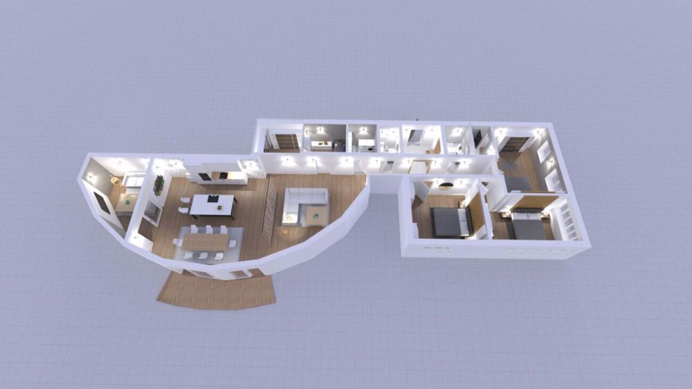 Residence du Glacier an zentraler ruhiger Lage. T5. Die Aussicht aus dieser Sousterrainwohnung ist eingeschränkt. - Bild 2