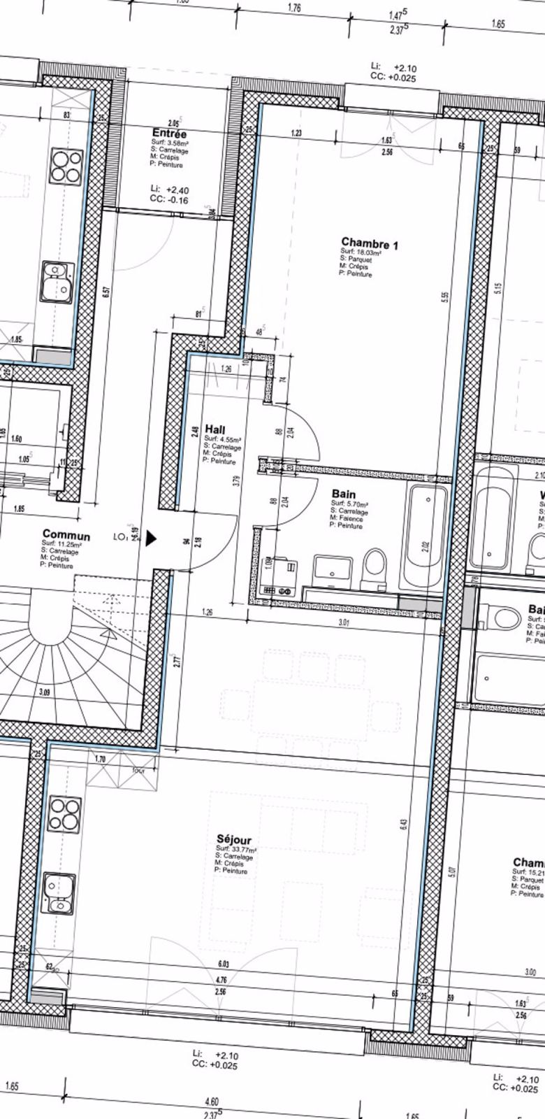 Rez de jardin 2,5 von 77 m2 mit einem Garten von 76 m2, 5 km von Romont entfernt! - Bild 2