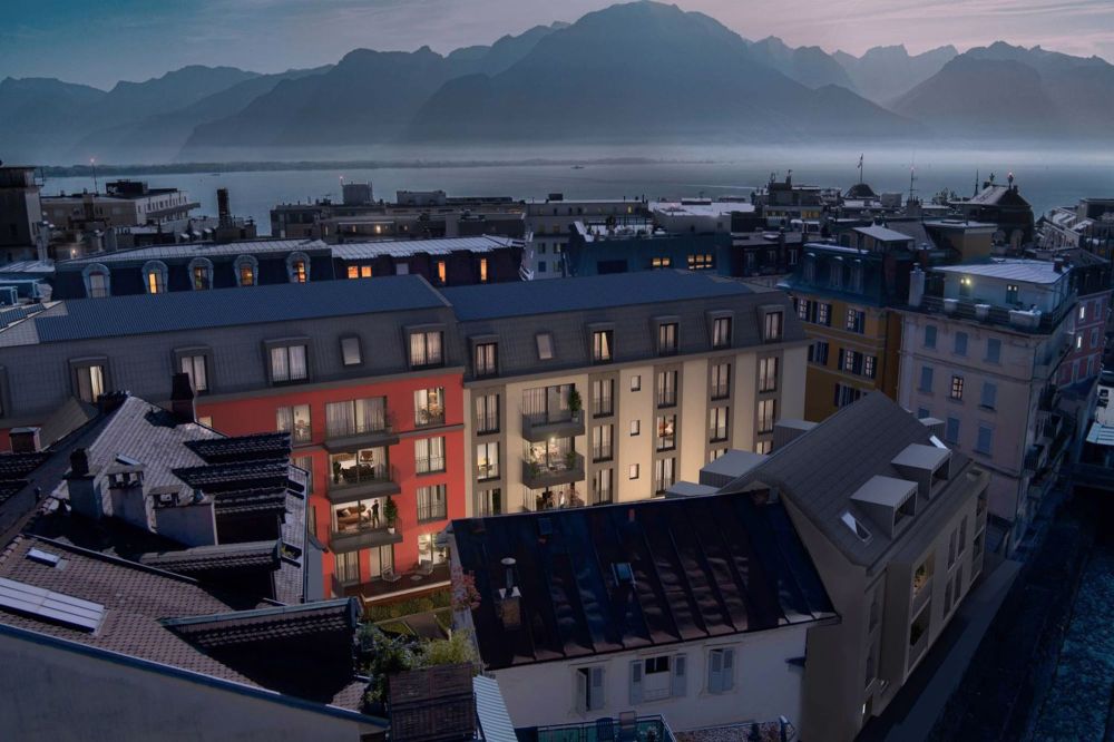 4.5 pièces neuf dans le quartier Belle Époque de Montreux - Immeuble