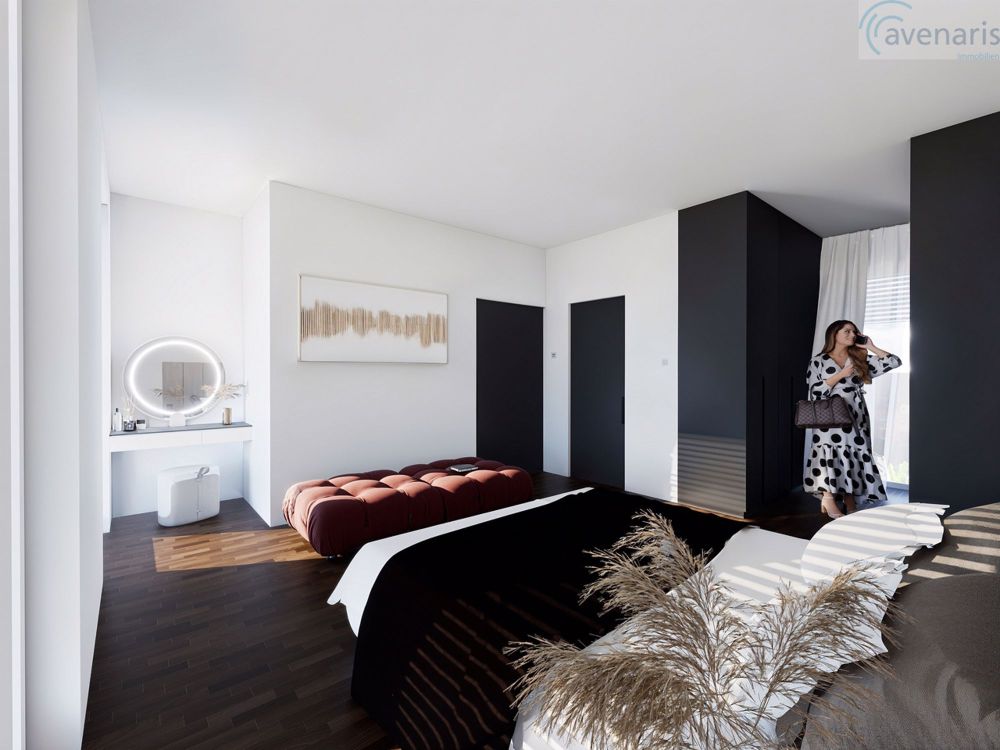 Neubauprojekt: Drei moderne und geräumige Reiheneinfamilienhäuser - Schlafzimmer 2. Obergeschoss Haus A + C