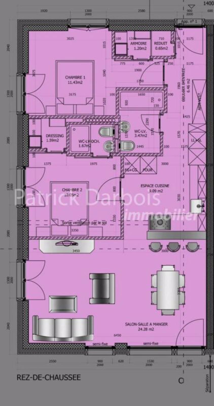 Wohnung 3.5 Zimmer in Granges (Veveyse) - Bild 6