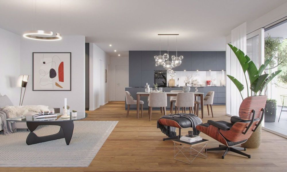 Moderne 3.5-Zimmer-Neubauwohnung mit Gartensitzplatz - Bild 3