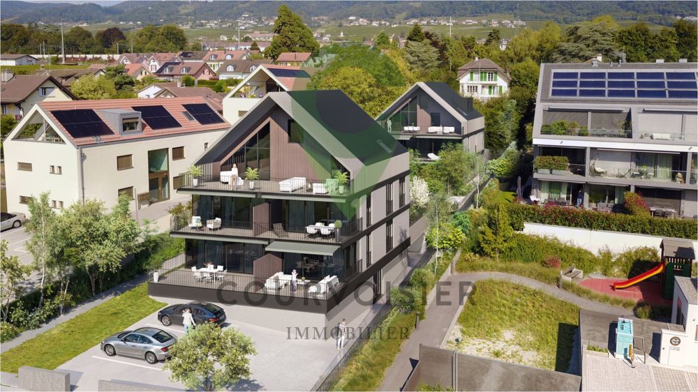 Lot A4 - 3,5p sud-est avec balcon, belle luminosité et dégagement - Bild 5