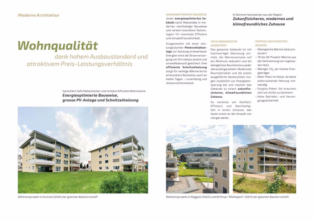 Chlifeld-Park - grosszügige Wohnung - Wohnqualität dank hohem Ausbaustandard - Bild 2