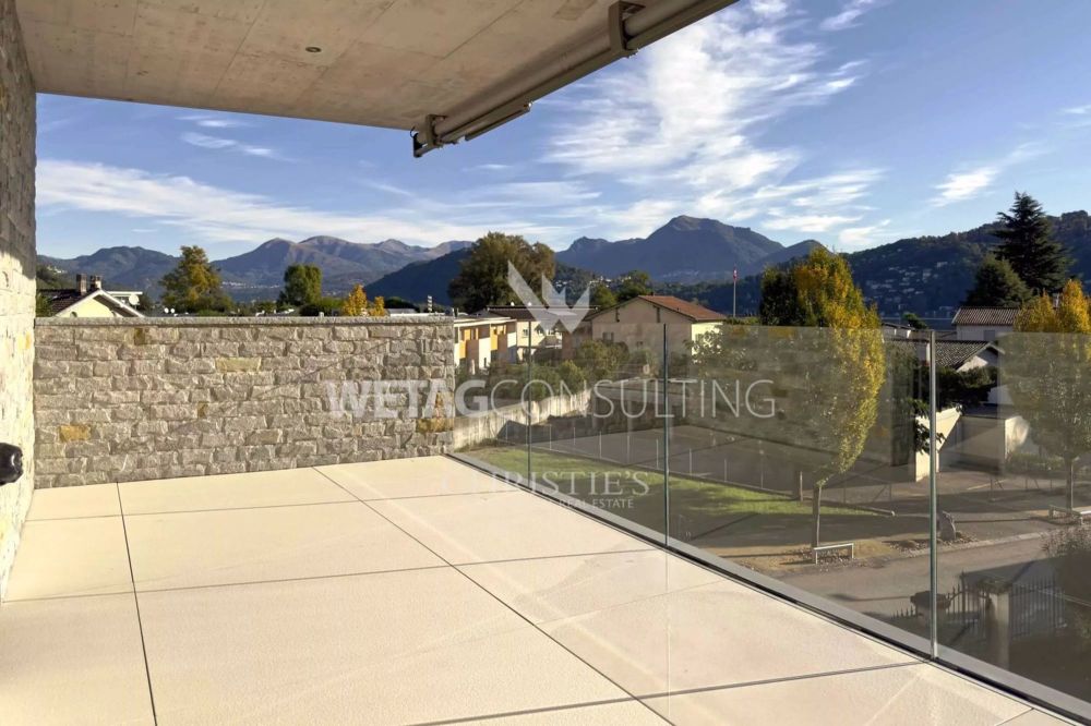Lugano-Magliaso: modernes Penthouse mit grosser Dachterrasse & Seeblick zu verkaufen, auch als Zweitwohnsitz verfügbar - Bild 9