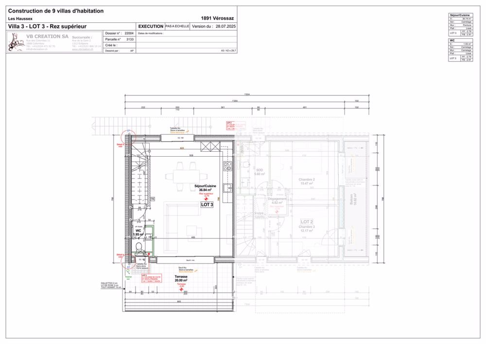 Schönes Chalet-Villa mit 3,5 Zimmern in Vérossaz - Bild 6