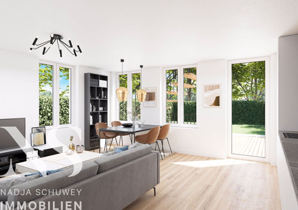 Neues Wohnen im alten Dorfkern - 2.5 Zimmer EG Wohnung - Bild 4