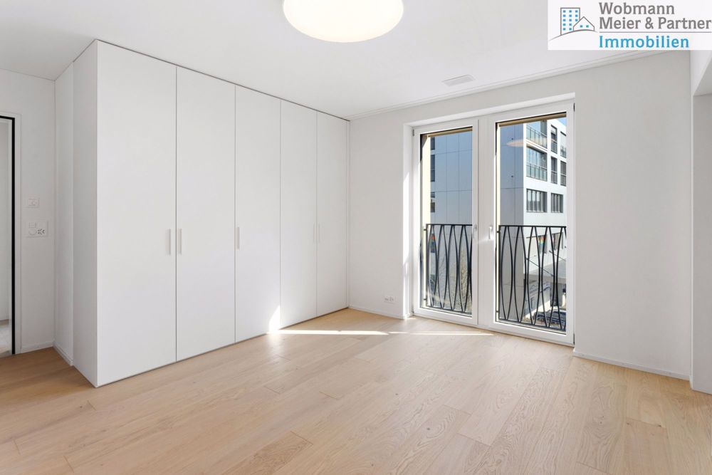 Stilvolle 4.5-Zimmer-Neubauwohnung im "Rütlihof - Schlafzimmer mit Einbauschrank