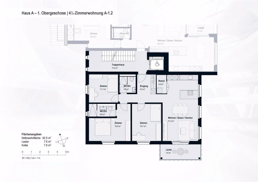 Tolle 4½-Zimmer Eigentumswohnung in Ettingen - Bild 4