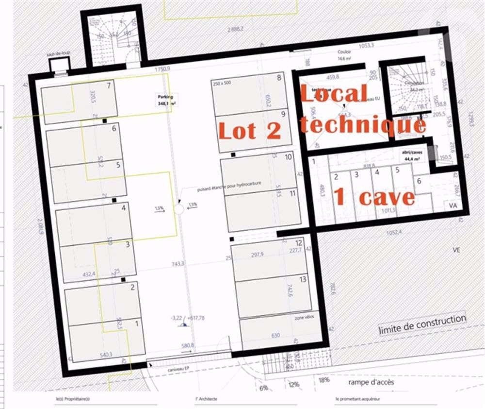 Off-Plan-Verkauf - Los 2 - In Rueyres, 3,5-Zimmer-Wohnung nach Südwesten mit Eckgarten, 1 km von Bercher und Bahnhof entfernt - Bild 5