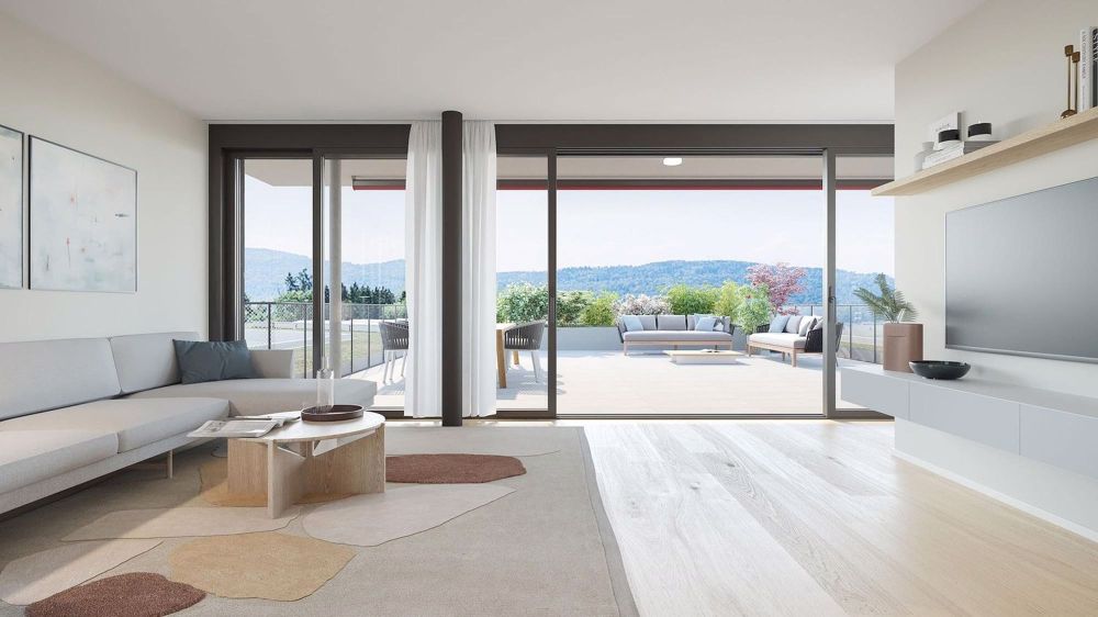 Komfortable 5.5-Zimmer-Wohnung mit einzigartiger Aussicht und grosszügigem Aussenbereich - Bild 2