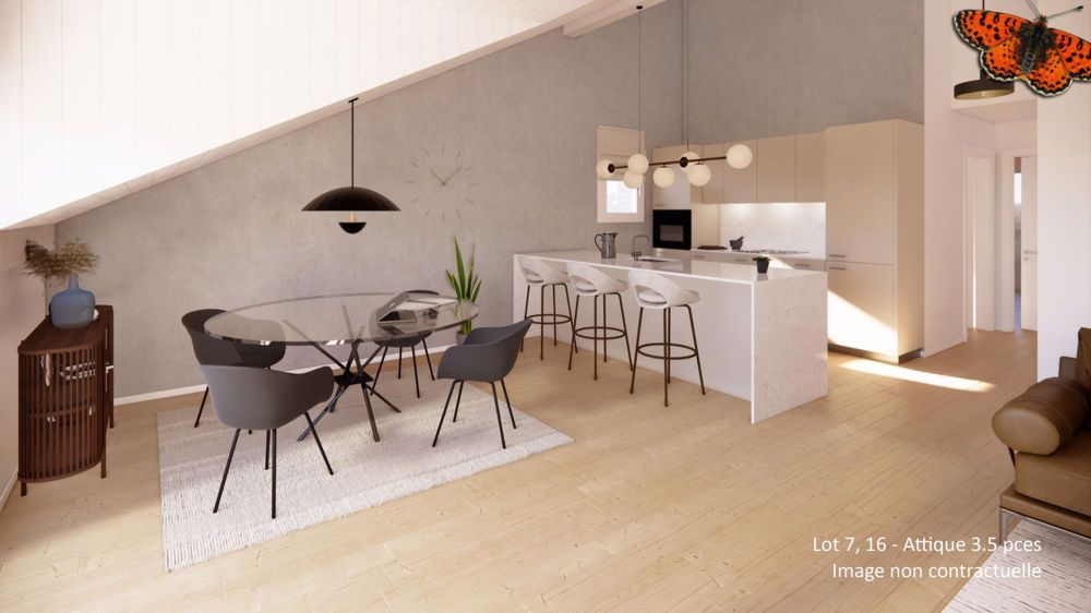 Superbe 3½ attique dans nouvelle promotion à Vaulruz - Bild 4
