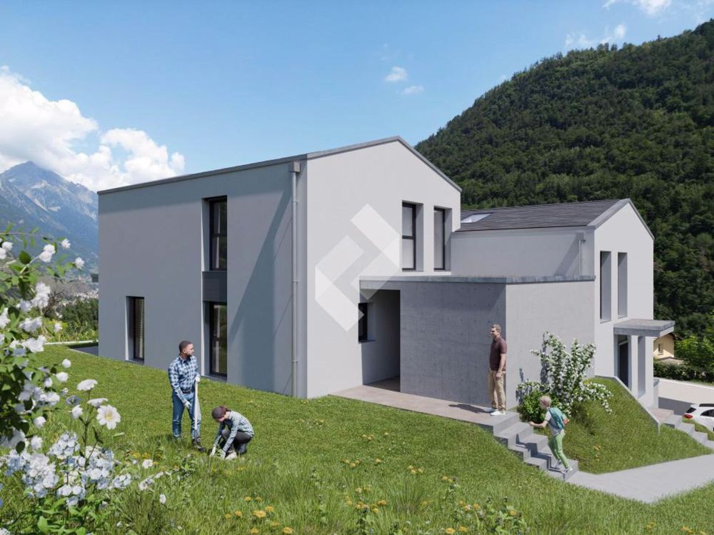 Reihenhaus-Villa mit 4,5 Zimmern und atemberaubendem Blick - Bild 1