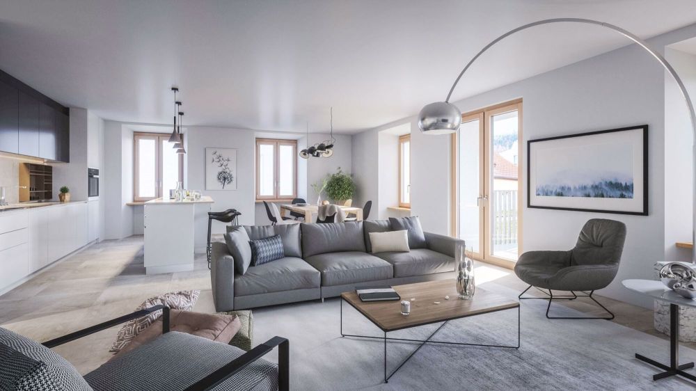 Splendide et spacieux appartement de 5,5 pièces avec jardin-terrasse - Bild 1