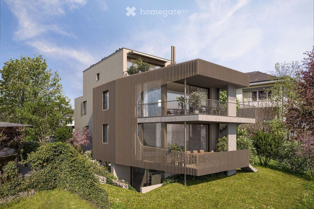 Einzigartige Maisonette-Attika-Wohnung mit direktem Zugang zu grossem Garten - Bild 1