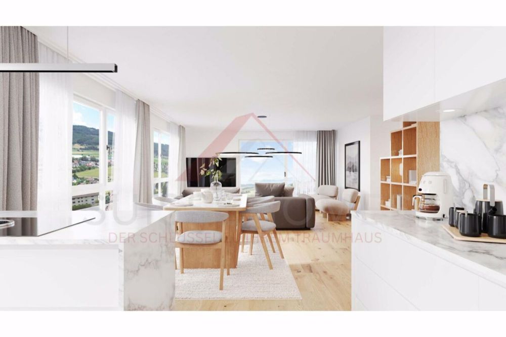 3.5-Zimmer-Eigentumswohnung mit Sitzplatz «RESIDENCE CENTRO» - Wohnzimmer