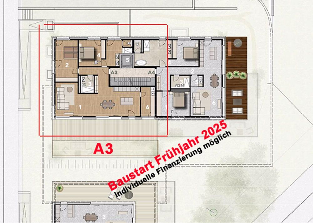 Exklusive und moderne Geschosswohnung auf dem Bruderholz - individuelle Finanzierung - A3 - Bild 2