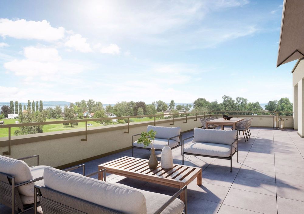 Attikawohnung mit grosszügiger Terrasse und Seeblick - Bild 3