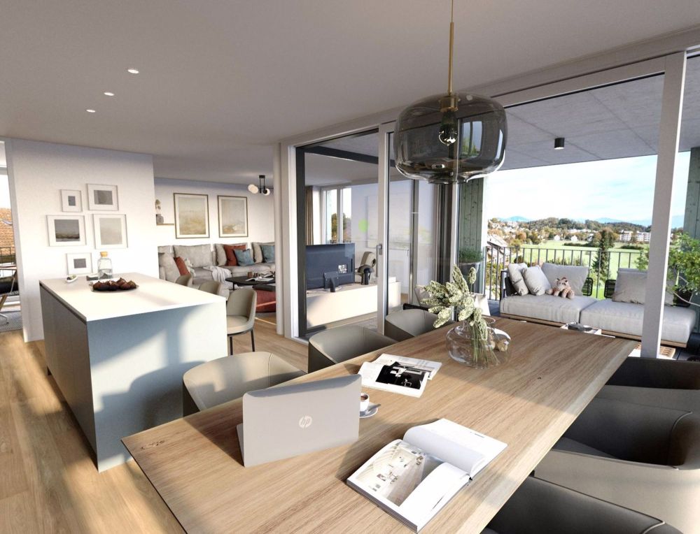 Moderne 3.5-Zimmer-Neubauwohnung am Stadtrand von Uster - Bild 3