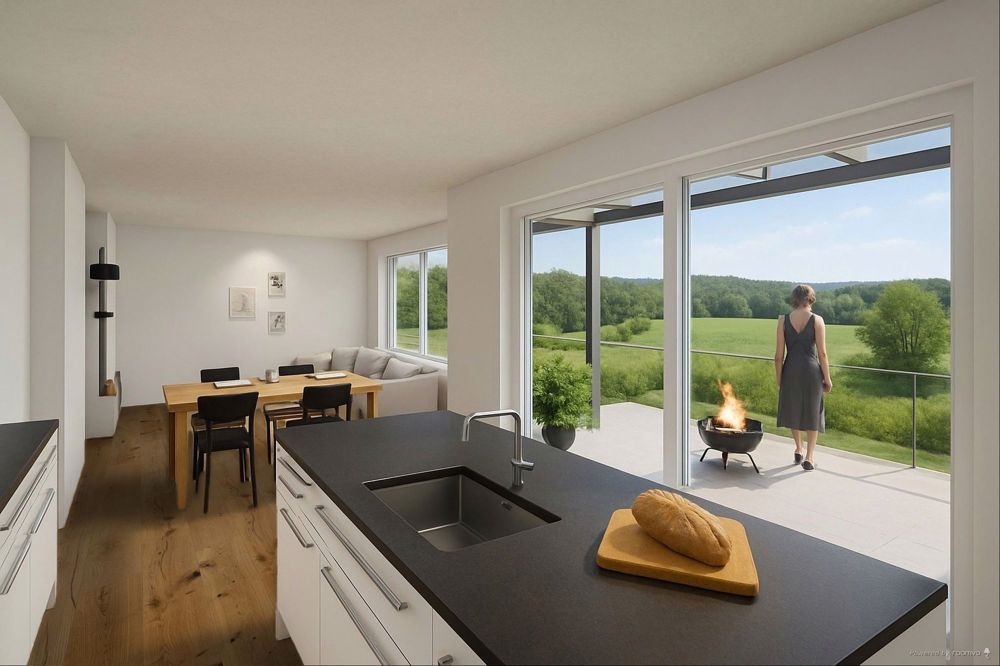 3.5 Zimmer Wohnung an zentraler Lage und doch im Grünen - Bild 2