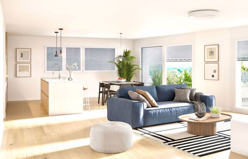 A 13 min de Vevey, ATTALENS, appartement de 4,5 pièces avec terrasse et jardin - Bild 1