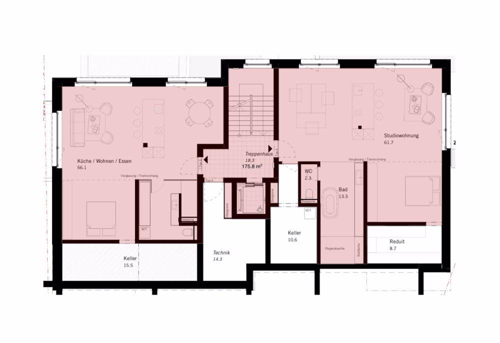 Gemütliche 1.5-Zimmer Neubauwohnung in Bubikon - Image 2