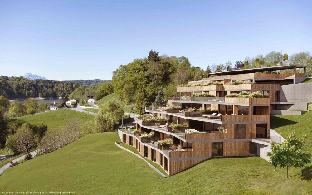 Die Balkone am See - Eine neue, außergewöhnliche Wohnanlage Rossens/FR - Bild 5