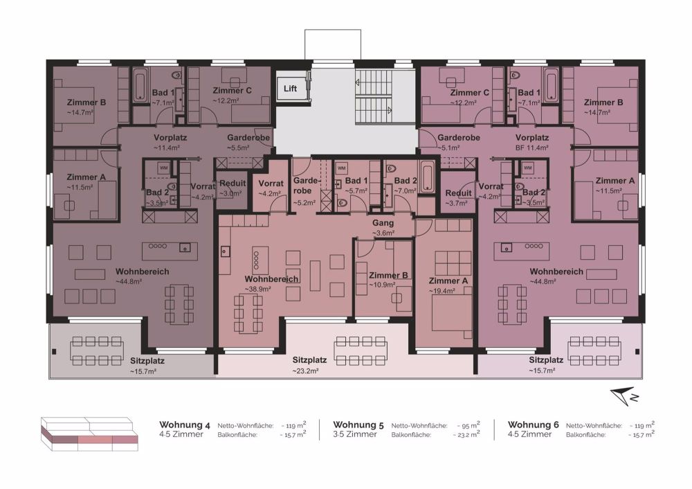 Zentral wohnen in Recherswil: 4.5-Zimmer-Obergeschoss-Wohnung - Bild 8