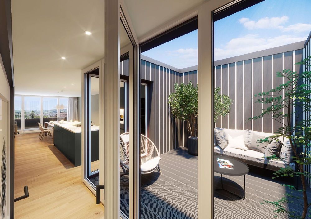 Neubau Maisonette-Wohntraum über dem Rhein - Bild 2