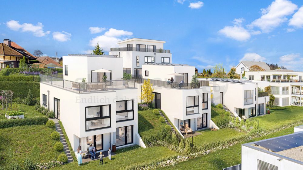 Neubau EFH mit Attika in Bützberg, familiär und modern - Bild 1